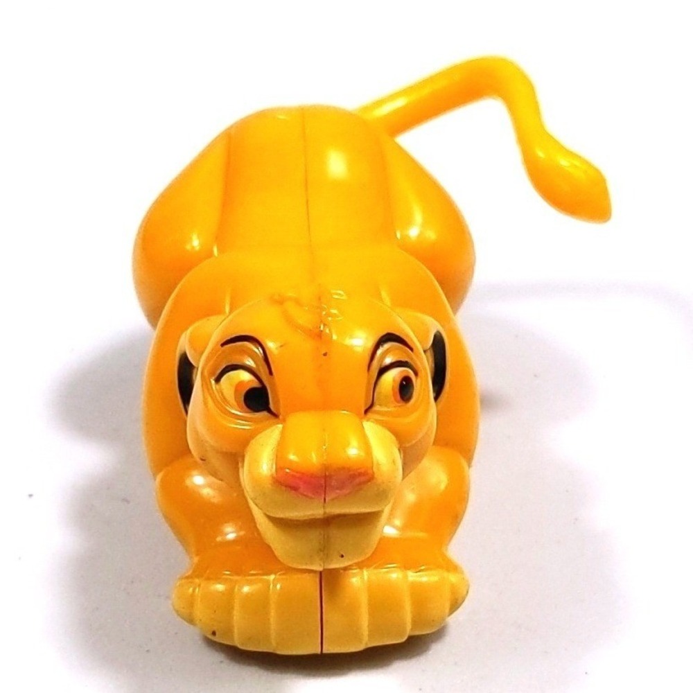 VTG 1994 Disney Lion King Simba Burger King Wind Up Toy Figure Retro Collectible